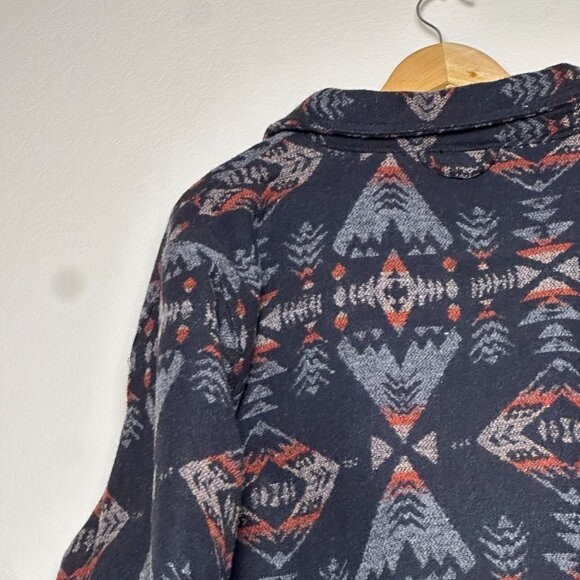 Jachs New York Wool Blend Jacket Faux Fur Lined Insulated Men L Outdoor Aztec - Picture 5 of 13